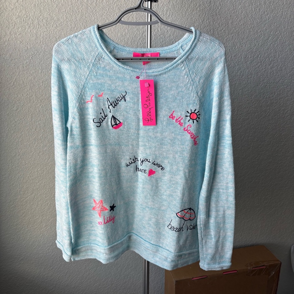 Lilly Pulitzer Cotton Pullover Sweater